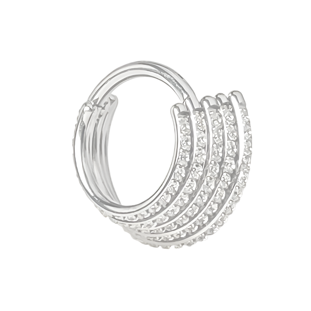 Titanium Five Stack CZ Clicker