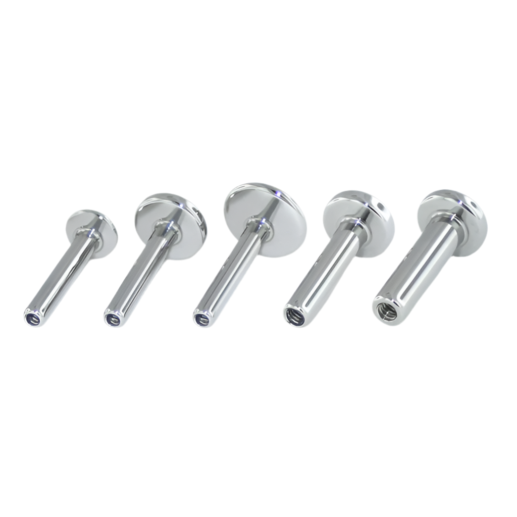 Titanium Internally Threaded Labret Posts