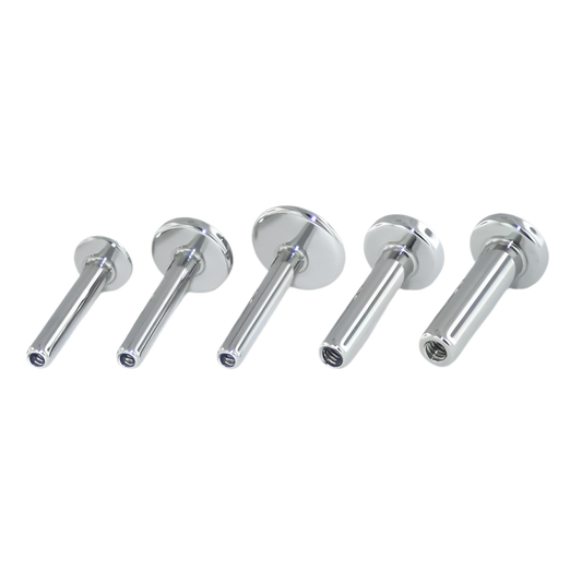Titanium Internally Threaded Labret Posts