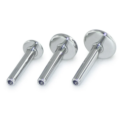 Titanium Internally Threaded Labret Posts